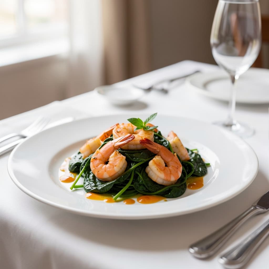 Palak Shrimp